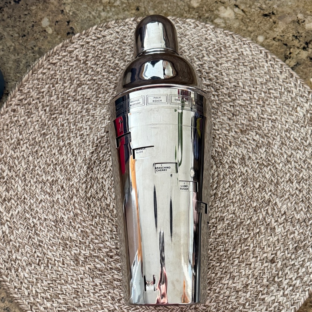 Pottery barn Stainless Steel Cocktail Shaker